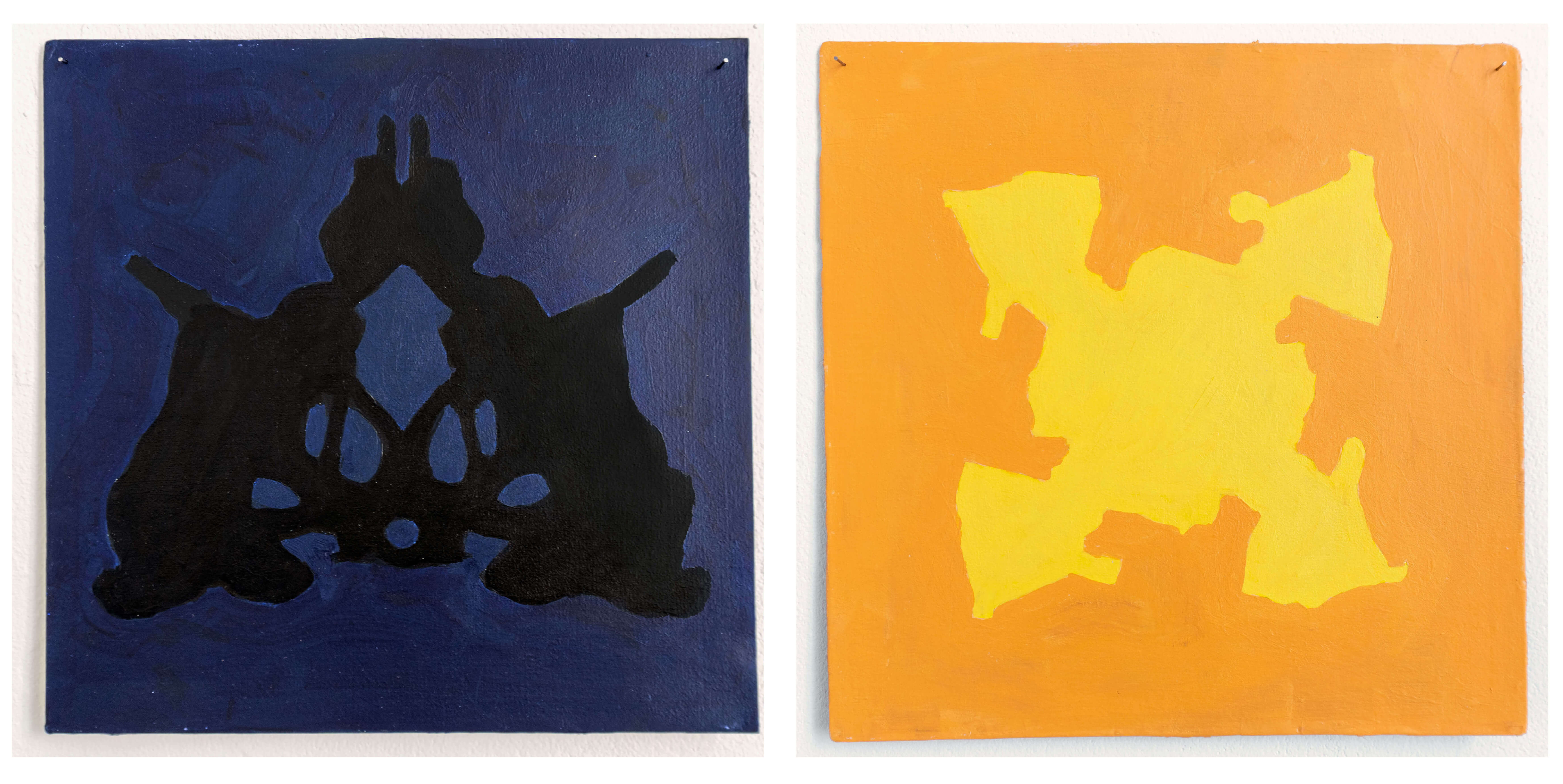 Every afternoon, every morning, untitled paintings